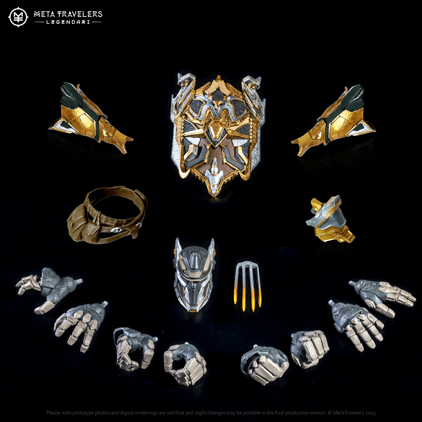 Legendari Cyberius Kaine Action Figure