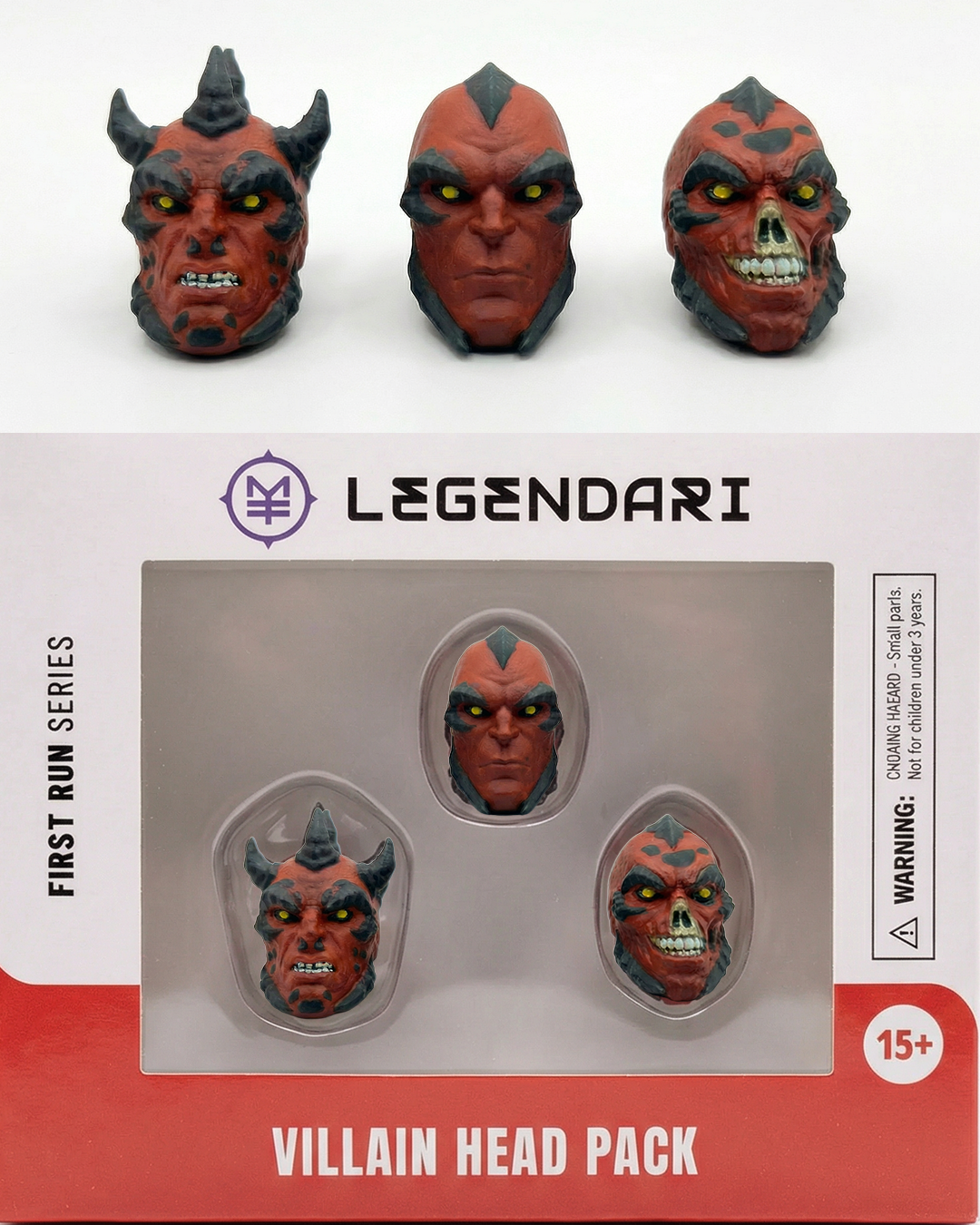 Legendari Villain Head Pack