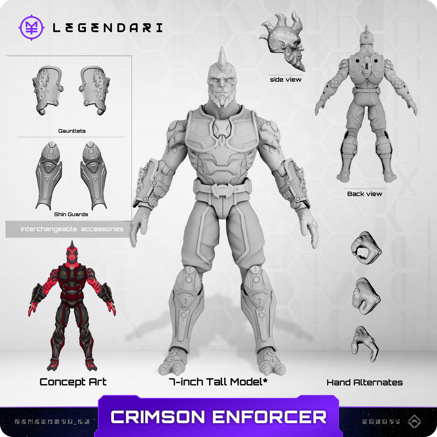 Legendari Crimson Enforcer Action Figure