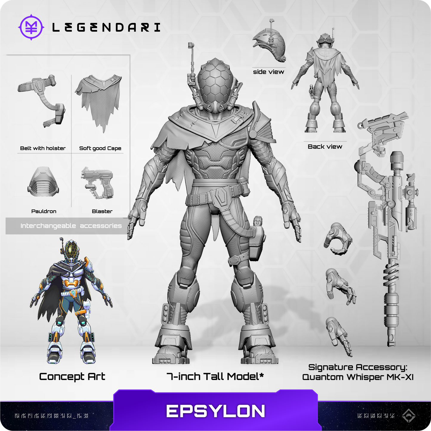 Legendari Epsylon Action Figure