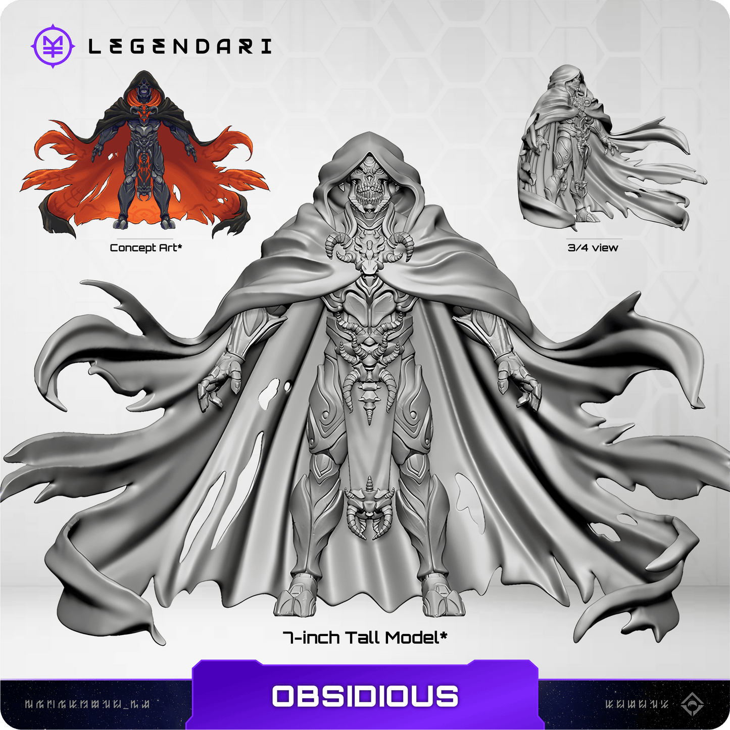 Legendari Obsidious Action Figure