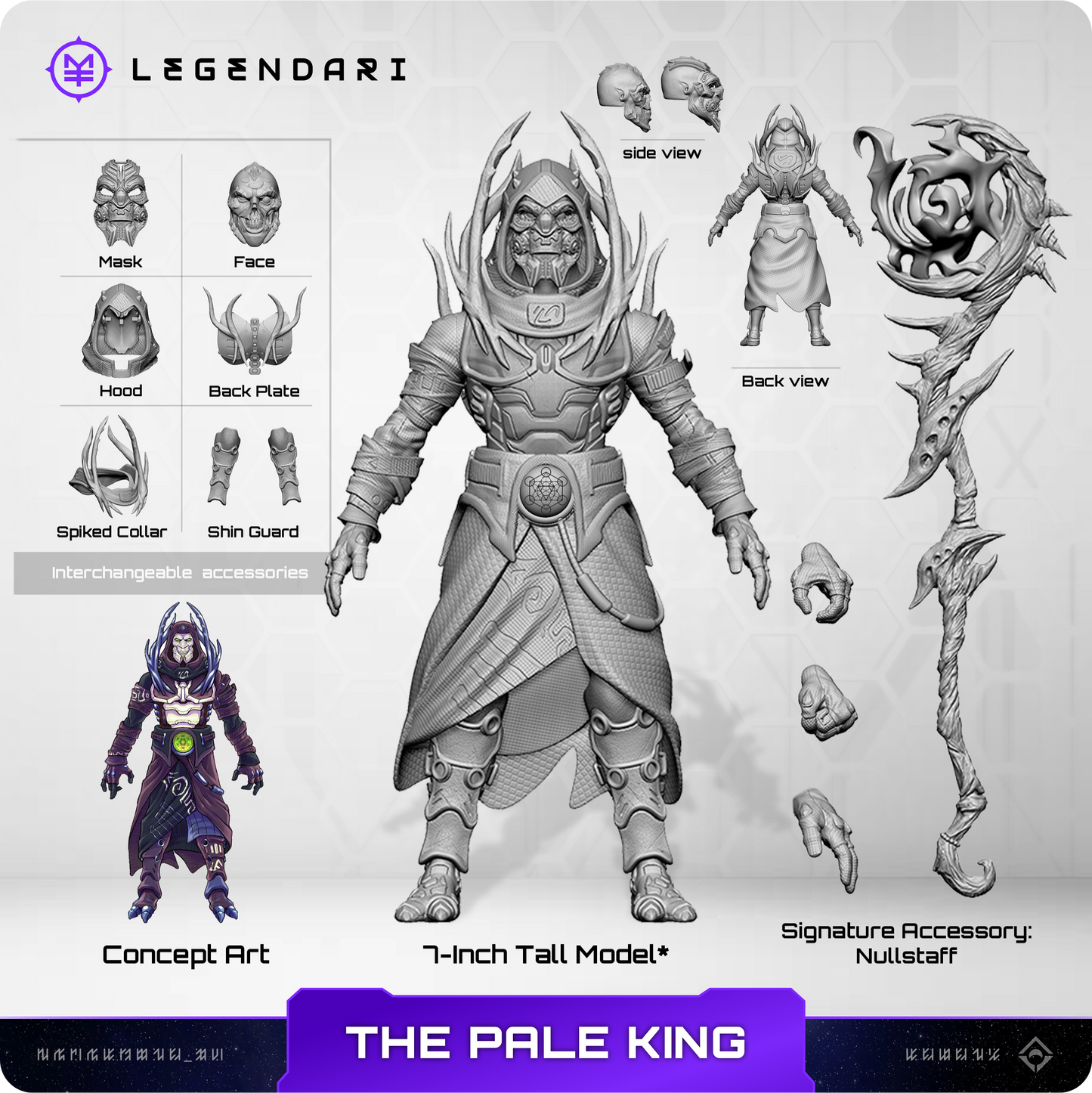 Legendari Pale King Action Figure