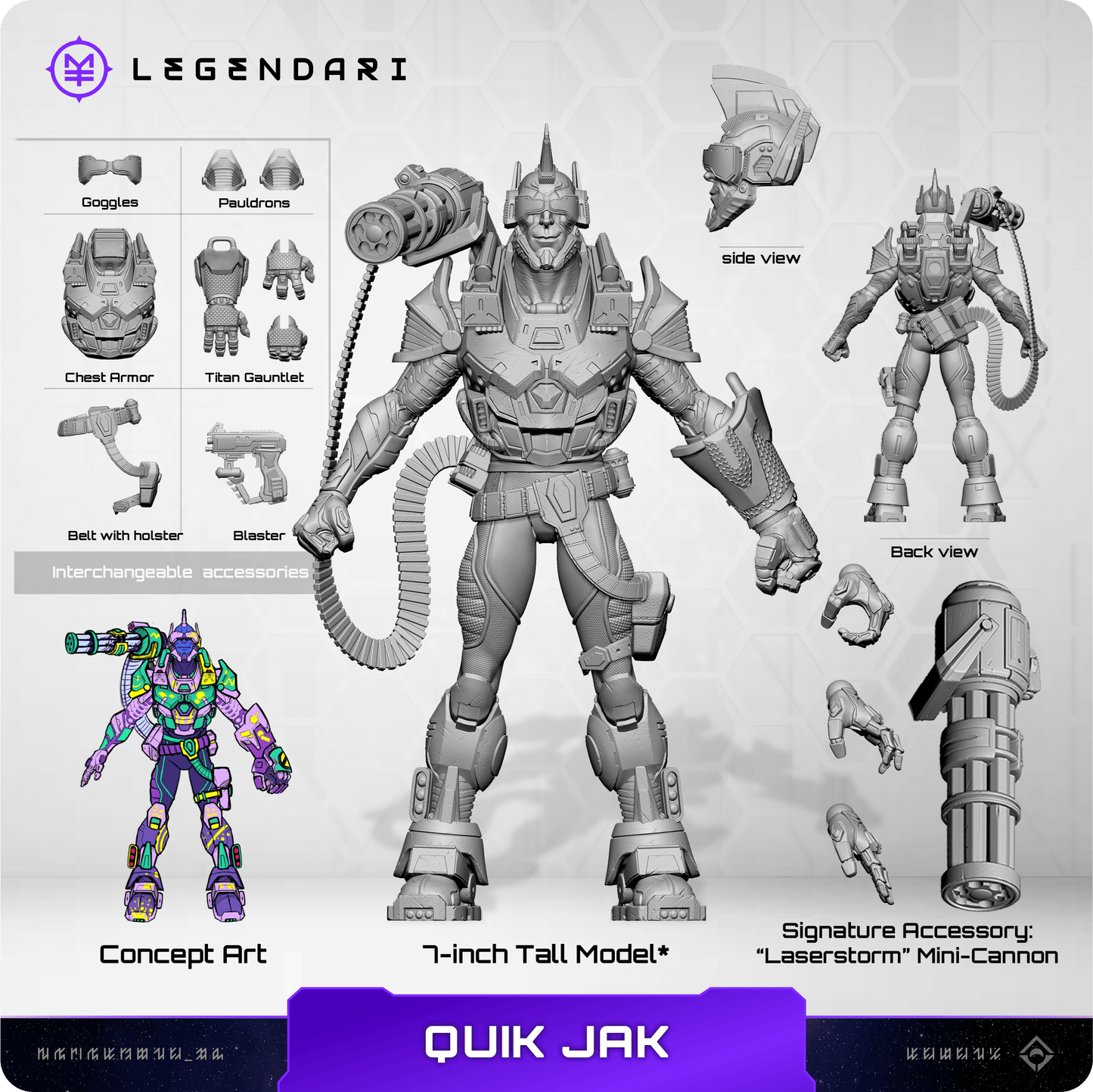 Legendari Quik Jak Action Figure