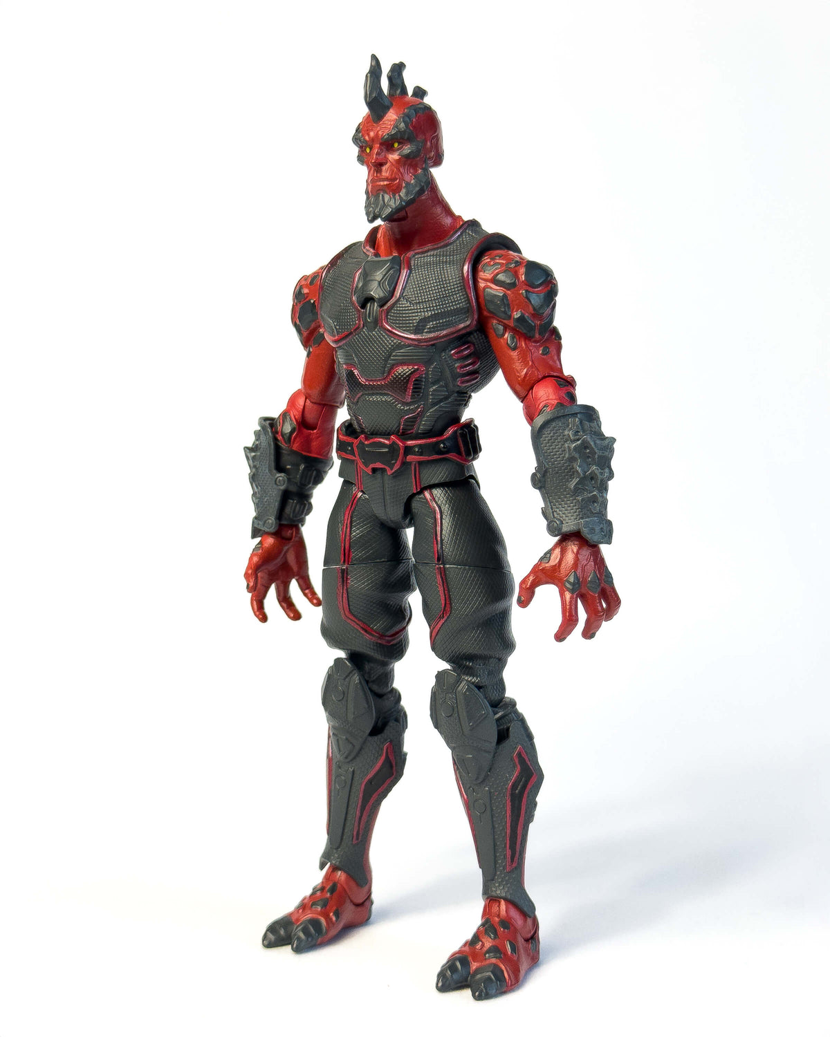 Legendari Crimson Enforcer action figure three-quarter view, Army Builder 3-Pack